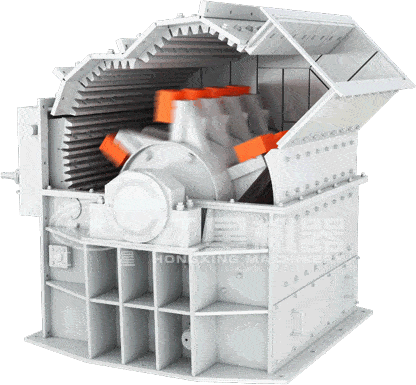 礦石細(xì)碎機原理圖