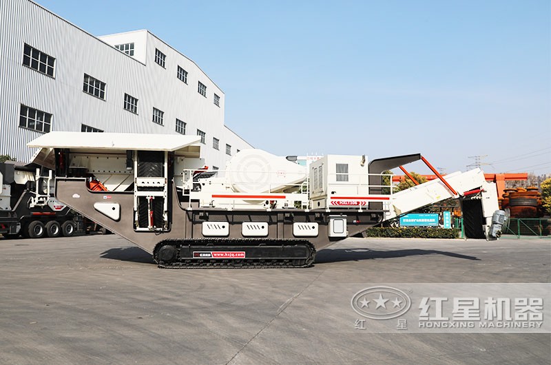 紅星大型智能化環(huán)保履帶式移動破碎車