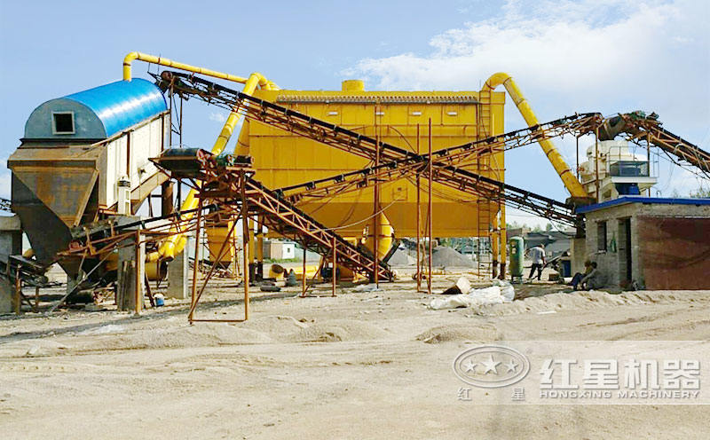 沖擊式制砂機(jī)現(xiàn)場(chǎng)