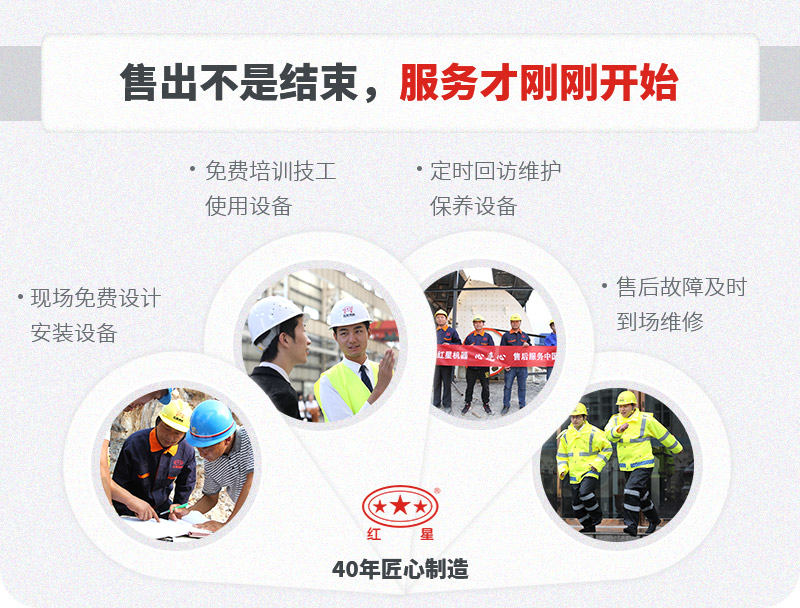 選擇紅星機器新型錘破碎石機，售后有保證