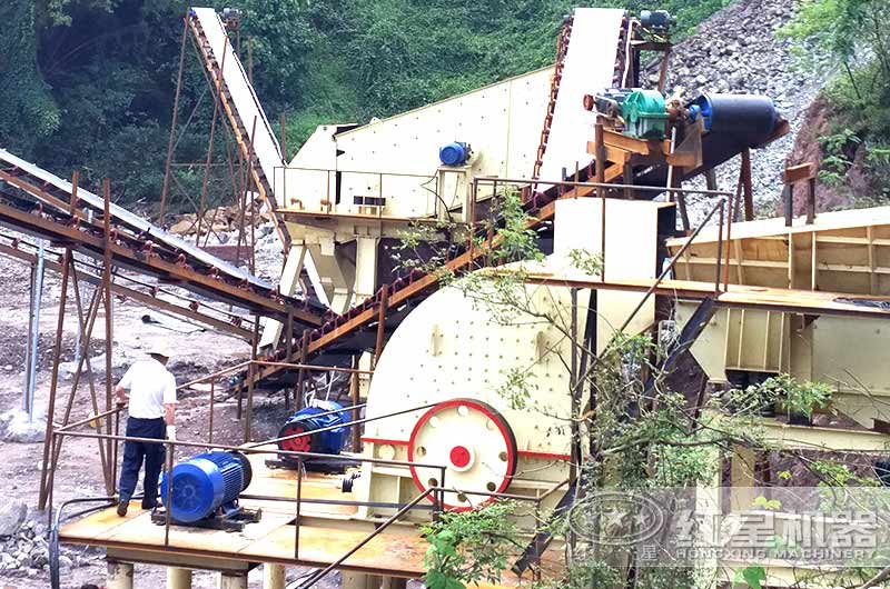 兩臺錘破共同作業(yè)，提高效率