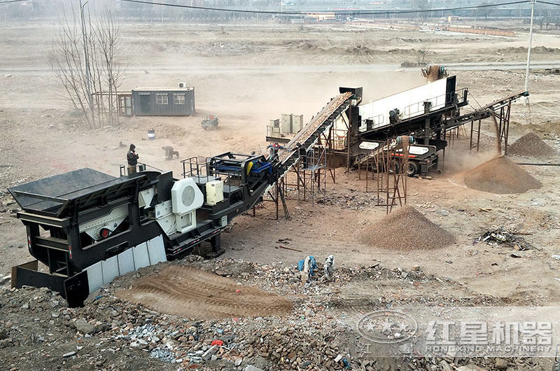 車載碎石機(jī)配置不同，成品粒度不同