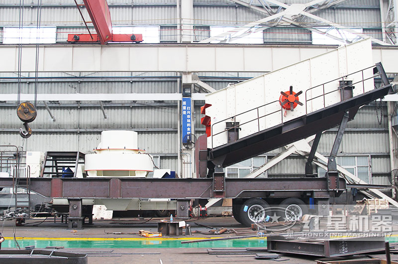 移動式制砂機，一體化生產(chǎn)智能效率高