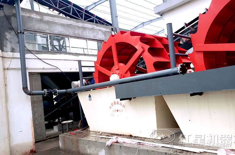 附帶洗砂機(jī)設(shè)備，洗凈度高達(dá)99%